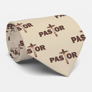 Corbata Pastor cristiano (Jesús en la cruz) Necktie