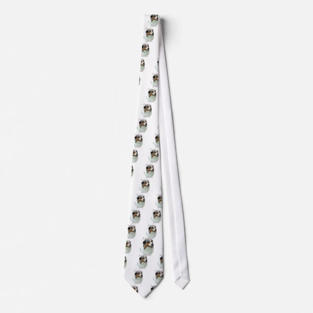 Corbata Pastor de mamá australiana 2 (Anverso)
