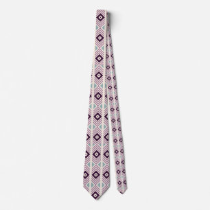 Corbata Pata masculina del diseñador de diamantes morados