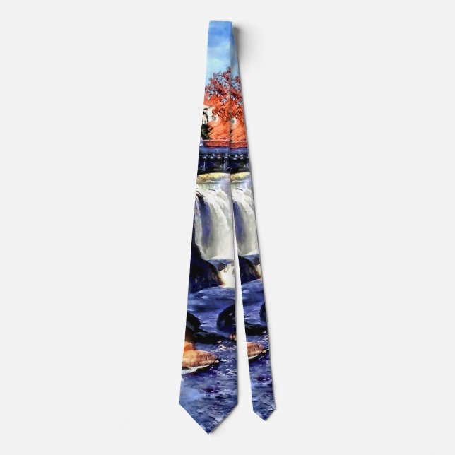 Corbata Paterson NJ - Grandes Cataratas de Paterson (Anverso)