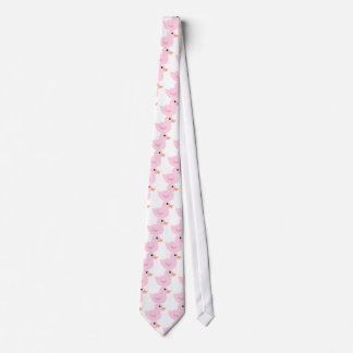 Corbata Pato bebido en rosa