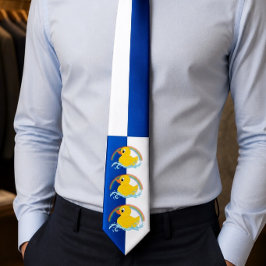 Corbata Pato de goma amarillo