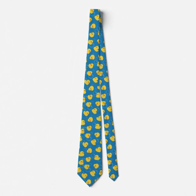 Corbata Pato de juguete de goma amarillo (Anverso)