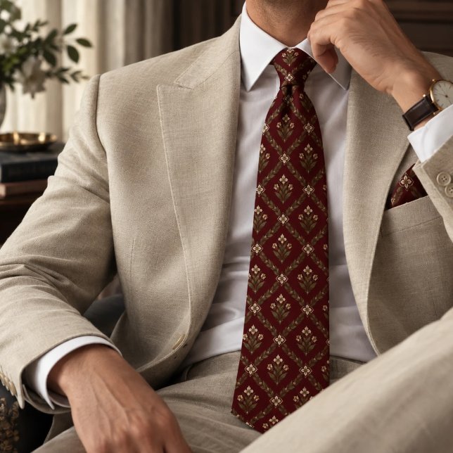 Corbata Patrimonio Botánico de Oliva Borgoña (Subido por el creador)