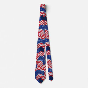 Corbata Patriótica de la Bandera Americana