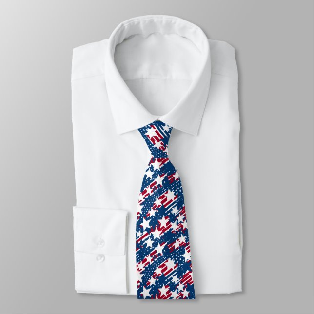 Corbata Patriótica USA Hombre (Atado)