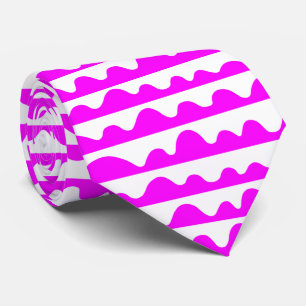 Corbata Patrón 020815 - Magenta y blanco