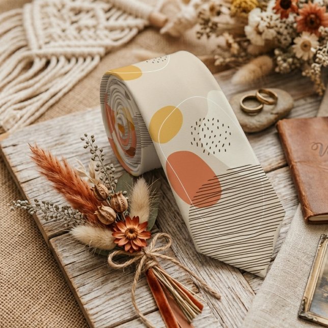 Corbata Patrón Abstracto Boho (Subido por el creador)