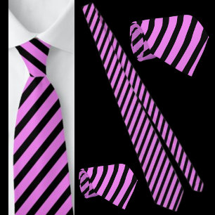 Corbata Patrón Abstracto De Tejido De Cuello De Rayo Negro