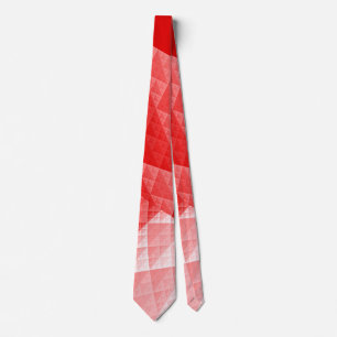 Corbata Patrón abstracto rojo