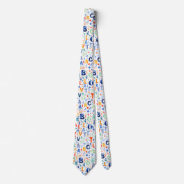 Corbata Patrón alfabético