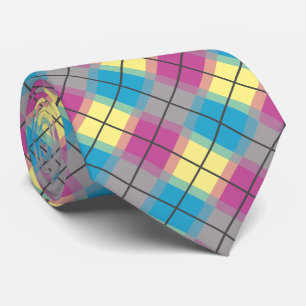Corbata Patrón amarillo azul púrpura