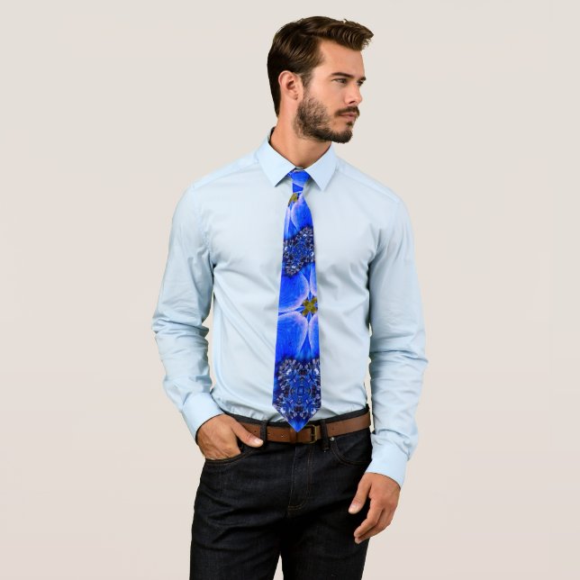 Corbata Patrón anémico de los jardines azules (In situ)