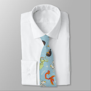 Corbata Patrón Antiguo de Criaturas Mágicas