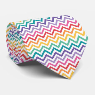 Corbata Patrón arcoiris de Chevron