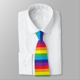 Corbata Patrón Arcoiris Lgbt