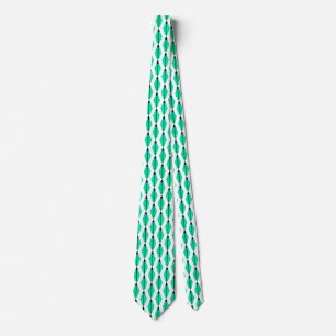 Corbata Patrón art déco 3 en Aqua