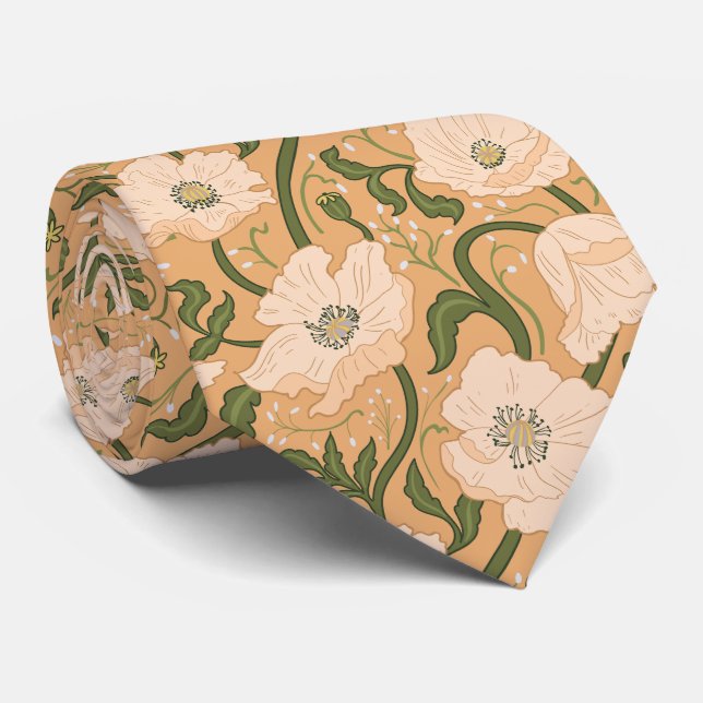 Corbata Patrón Art Nouveau William-Morris (Enrollado)