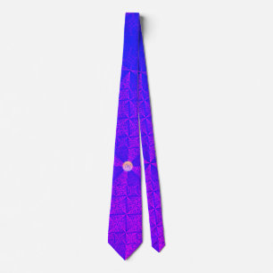 Corbata Patrón azul pálido satinado con monograma