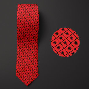 Corbata Patrón Bandera de Albania