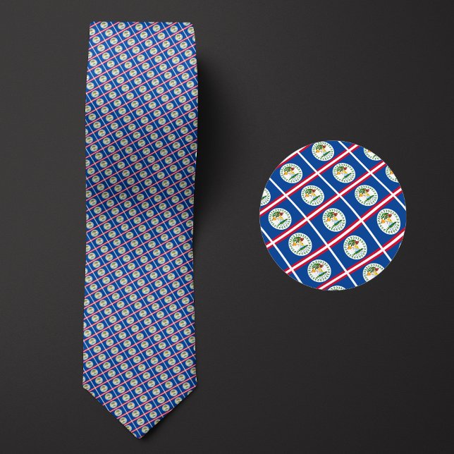 Corbata Patrón Bandera de Belice (Subido por el creador)