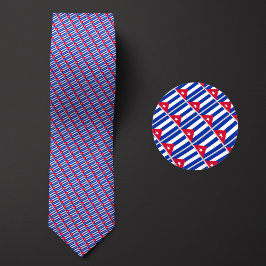 Corbata Patrón Bandera de Cuba