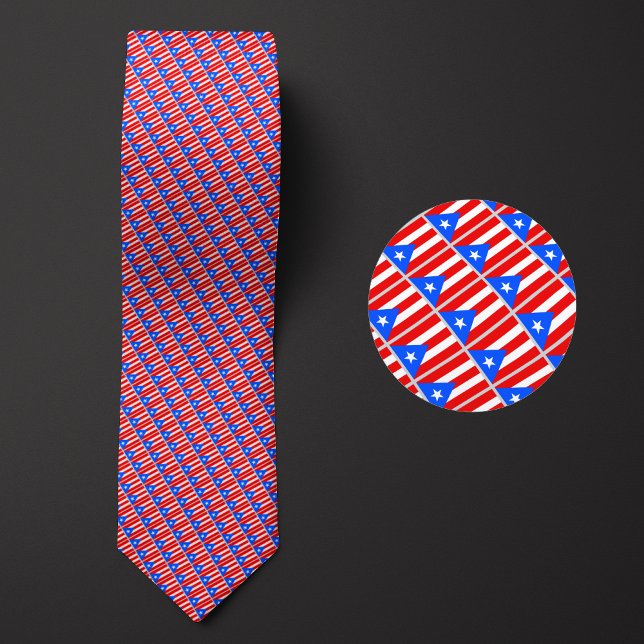 Corbata Patrón Bandera de Puerto Rico (Subido por el creador)