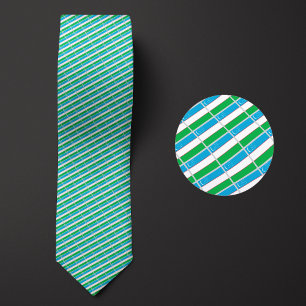 Corbata Patrón Bandera de Uzbekistán