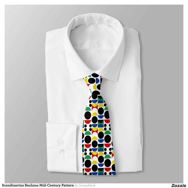 Corbata Patrón Bauhaus escandinavo de mediados del siglo (Subido por el creador)