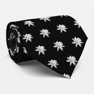 Corbata Patrón blanco y negro de Lily Lotus