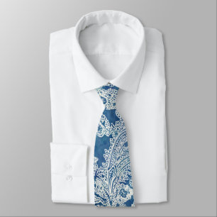 Corbata Patrón Blue Boho Lace Paisley
