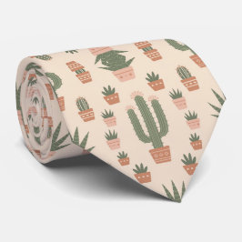 Corbata Patrón Boho Cacti