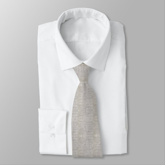 Corbata Patrón Burlap Elegante (Atado)