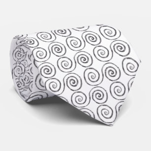 Corbata Patrón celta de doble espiral