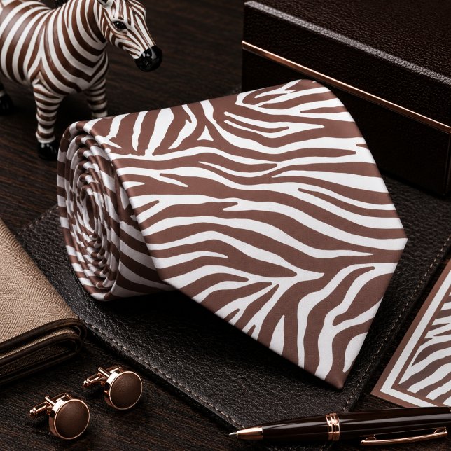 Corbata Patrón clásico de cebra animal salvaje (Subido por el creador)