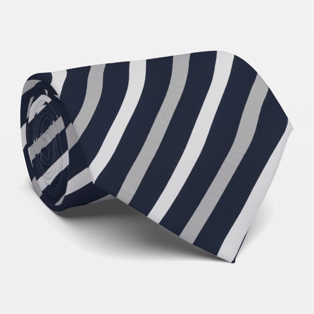 Corbata Patrón clásico de raya diagonal (Enrollado)
