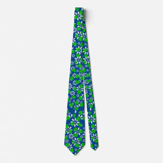 Corbata Patrón Clover 01w azul BG (Anverso)