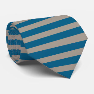 Corbata Patrón continuo de rayas grises azules