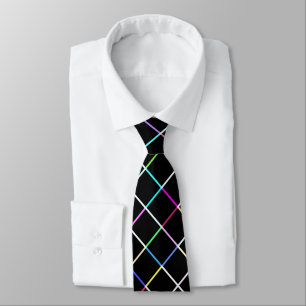 Corbata Patrón cuadrado multicolor