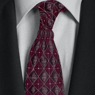 Corbata Patrón de 16 fotos de la familia personalizado
