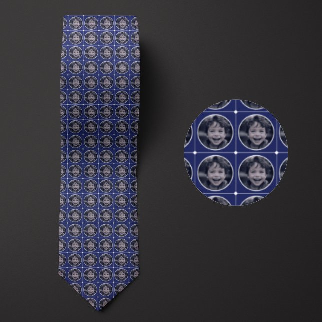 Corbata Patrón de 1 foto de redondeo azul (Subido por el creador)