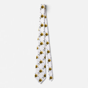 Corbata Patrón de abejas personalizado