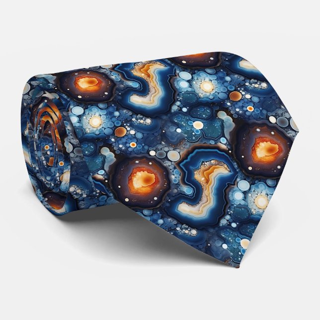 Corbata Patrón de ágata en mosaico genial (Enrollado)