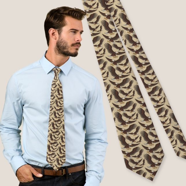 Corbata Patrón de águila atacando (Subido por el creador)