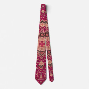 Corbata Patrón de alfombra floral persa