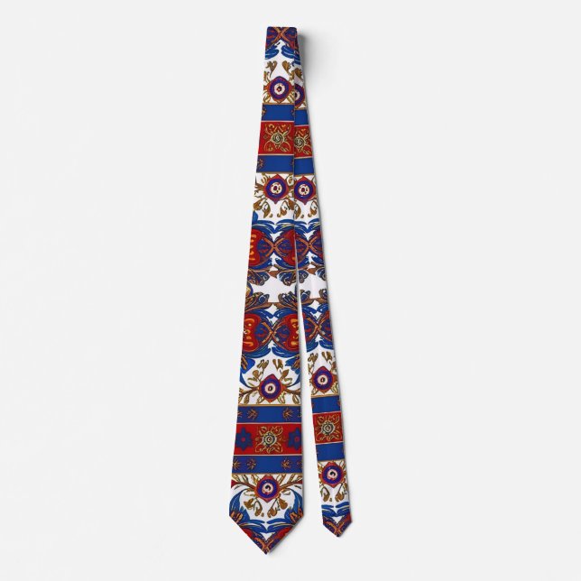Corbata patrón de alfombra serbio 8 (Anverso)