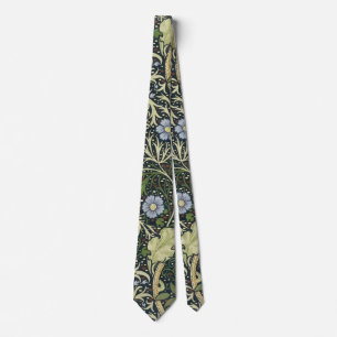 Corbata Patrón de algas marinas William Morris Arte de cos