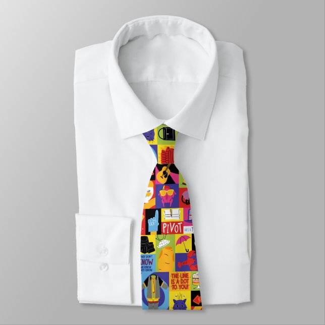 Corbata Patrón de amigos icónicos™ (Atado)
