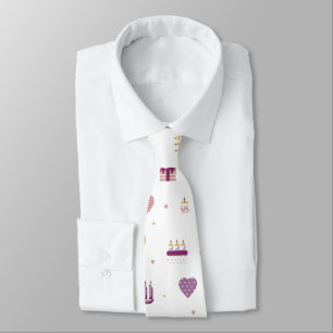 Corbata Patrón de amor de San Valentín