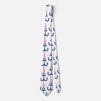 Corbata Patrón de anclaje de época.